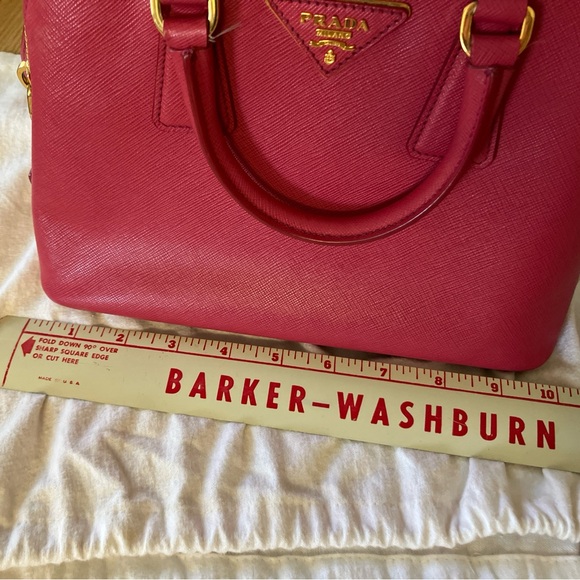 Prada Pink Leather Women's Bag - Picture 7 of 8